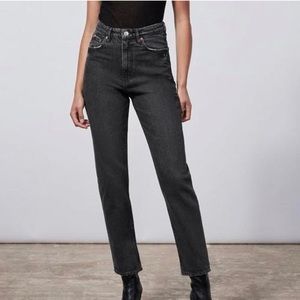 Zara zw the 90s mom fit jeans black